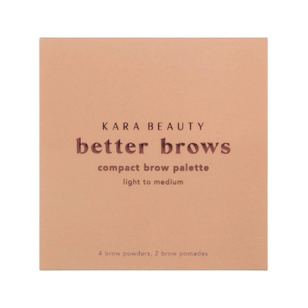 Better Brows Mini Eyebrow Palette By Kara Beauty